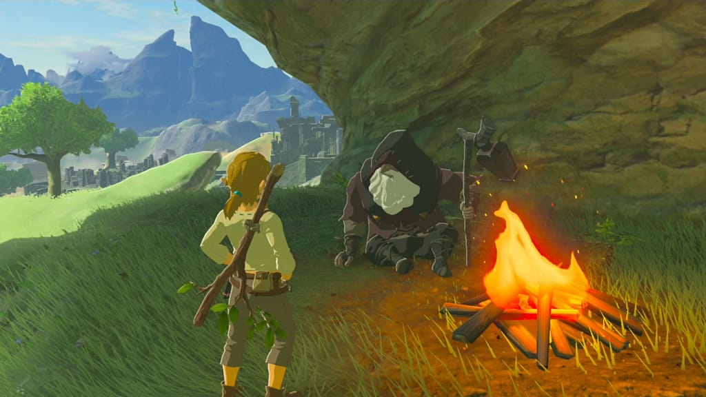 The Legend of Zelda Breath of the Wild - Fireplace