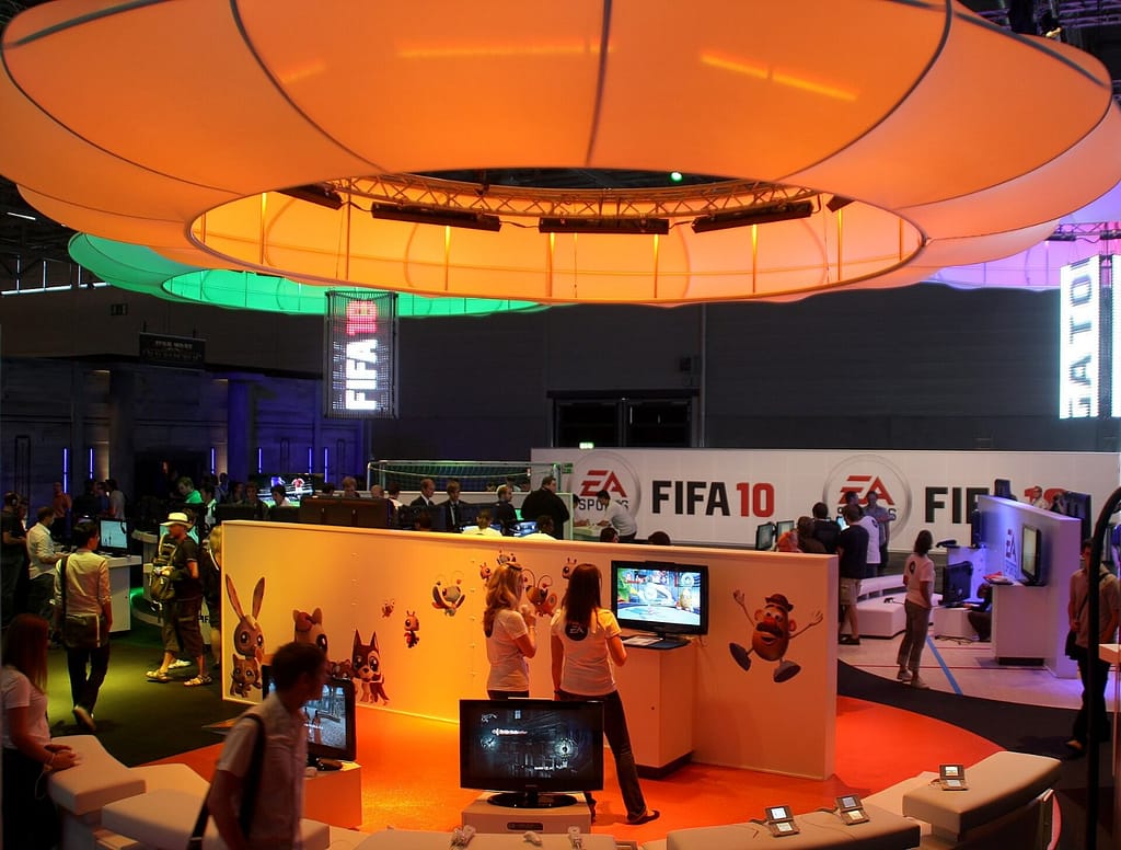 EA app at a games fair